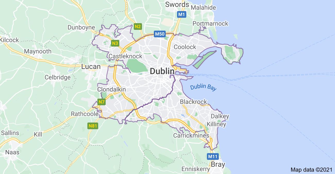 Dublin taxi ads